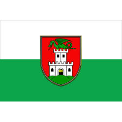 Флаг города Любляна, Словения Флаг города Любляна, Словения