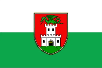 Флаг города Любляна, Словения Флаг города Любляна, Словения
