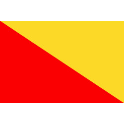Флаг города Палермо, Италия