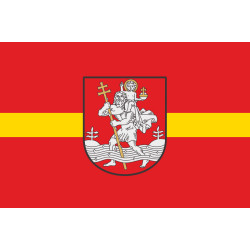 Прапор міста Вільнюс, Литва Прапор міста Вільнюс, Литва