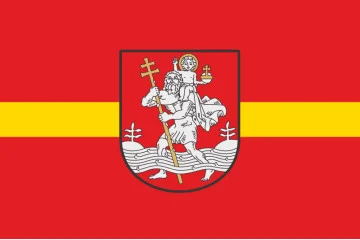 Прапор міста Вільнюс, Литва Прапор міста Вільнюс, Литва