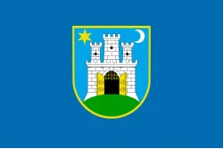 Прапор міста Загреб, Хорватія Прапор міста Загреб, Хорватія