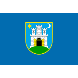 Флаг города Загреб, Хорватия Флаг города Загреб, Хорватия