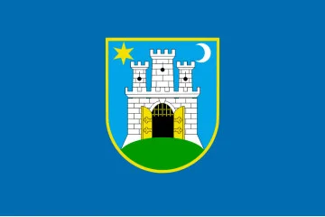 Флаг города Загреб, Хорватия Флаг города Загреб, Хорватия