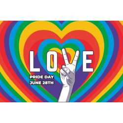 Флаг Pride day. Вариант-02 Флаг Pride day. Вариант-02