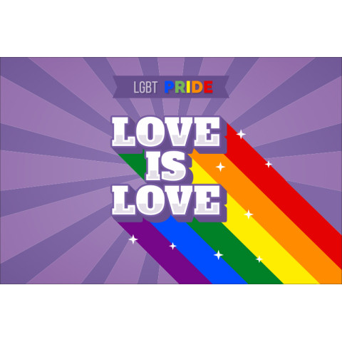 Флаг LGBT Pride. Вариант-01 Флаг LGBT Pride. Вариант-01
