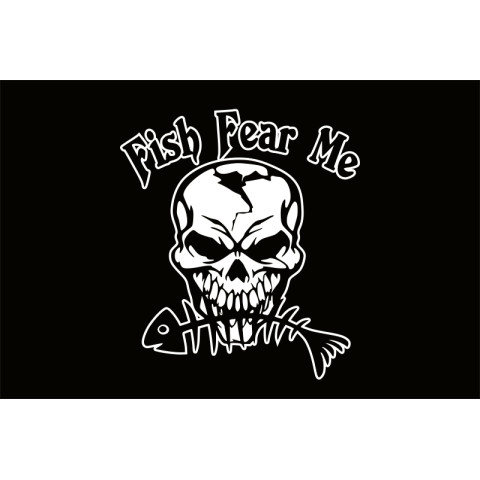 Прапор Fish Fear mе. Варіант-01 Прапор Fish Fear mе. Варіант-01
