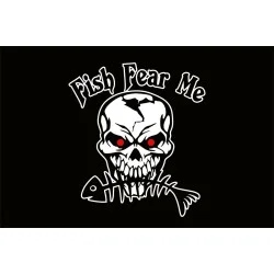 Прапор Fish Fear mе. Варіант-02