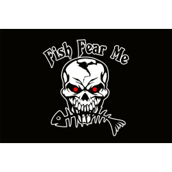 Прапор Fish Fear mе. Варіант-02 Прапор Fish Fear mе. Варіант-02