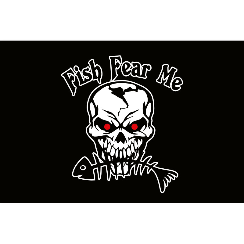 Прапор Fish Fear mе. Варіант-02 Прапор Fish Fear mе. Варіант-02