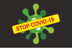 Прапор STOP COVID-19. Варіант-05 Прапор STOP COVID-19. Варіант-05