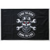 Флаг LIVE TO RIDE. Вариант-01