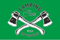 Флаг Camping. Вариант-01