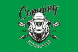 Флаг Camping. Вариант-02