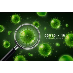 Флаг STOP COVID-19. Вариант-07