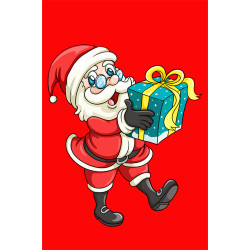 Флаг Санта-Клаус. Вариант-06 Флаг Санта-Клаус. Вариант-06