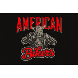 Прапор American Bikers. Варіант-01 Прапор American Bikers. Варіант-01