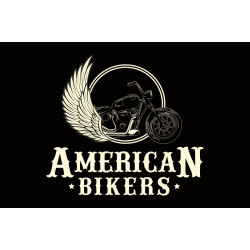 Прапор American Bikers. Варіант-02 Прапор American Bikers. Варіант-02