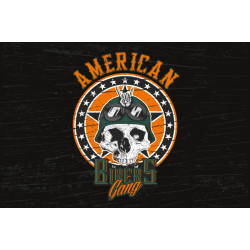 Прапор American Bikers. Варіант-03 Прапор American Bikers. Варіант-03