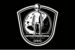 Флаг НЛО (неопознанный летающий объект). Вариант-02 Флаг НЛО (неопознанный летающий объект). Вариант-02