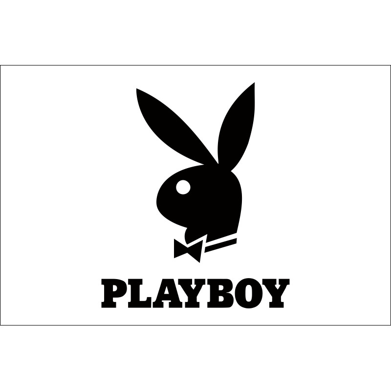 Флаг Playboy. Вариант-01 Флаг Playboy. Вариант-01