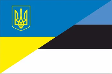 Прапор «Україна-Естонія» (дружній). Варіант-01 Прапор «Україна-Естонія» (дружній). Варіант-01