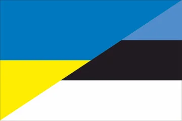 Прапор «Україна-Естонія» (дружній). Варіант-04 Прапор «Україна-Естонія» (дружній). Варіант-04