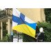 Флаг Украина-Финляндия (дружественный). Вариант-02