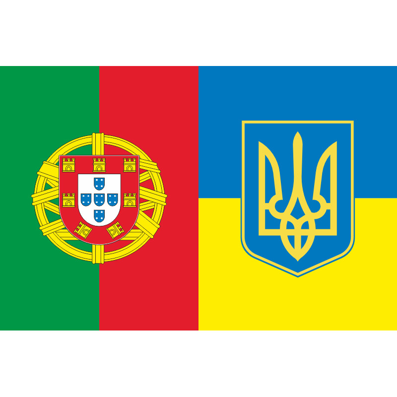 Прапор «Україна-Португалія» (дружній). Варіант-03 Прапор «Україна-Португалія» (дружній). Варіант-03