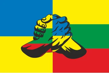 Прапор «Україна-Литва» (дружній). Варіант-05 Прапор «Україна-Литва» (дружній). Варіант-05
