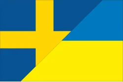 Флаг «Украина-Норвегия» (дружественный). Вариант-03 Флаг «Украина-Норвегия» (дружественный). Вариант-03