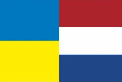 Флаг «Украина-Нидерланды» (дружественный). Вариант-02 Флаг «Украина-Нидерланды» (дружественный). Вариант-02