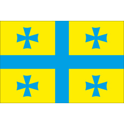 Флаг Украина-Грузия (дружественный). Вариант-01 Флаг Украина-Грузия (дружественный). Вариант-01