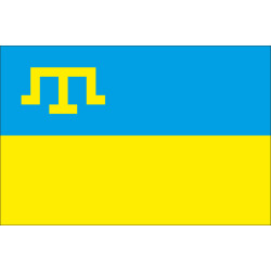 Флаг Украина-Крымские татары, дружественный Флаг Украина-Крымские татары, дружественный