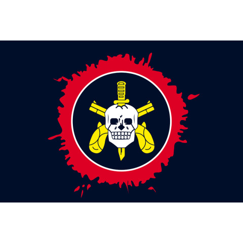 Флаг пиратский «Весёлый Роджер» (дизайн-011)