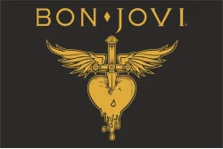 Флаг рок-группы Bon Jovi. Вариант-02 Флаг рок-группы Bon Jovi. Вариант-02