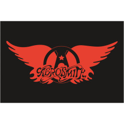 Флаг рок-группы Aerosmith. Вариант-03 Флаг рок-группы Aerosmith. Вариант-03