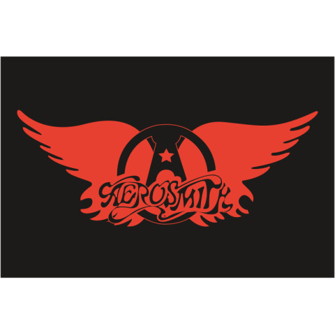 Флаг рок-группы Aerosmith. Вариант-03 Флаг рок-группы Aerosmith. Вариант-03