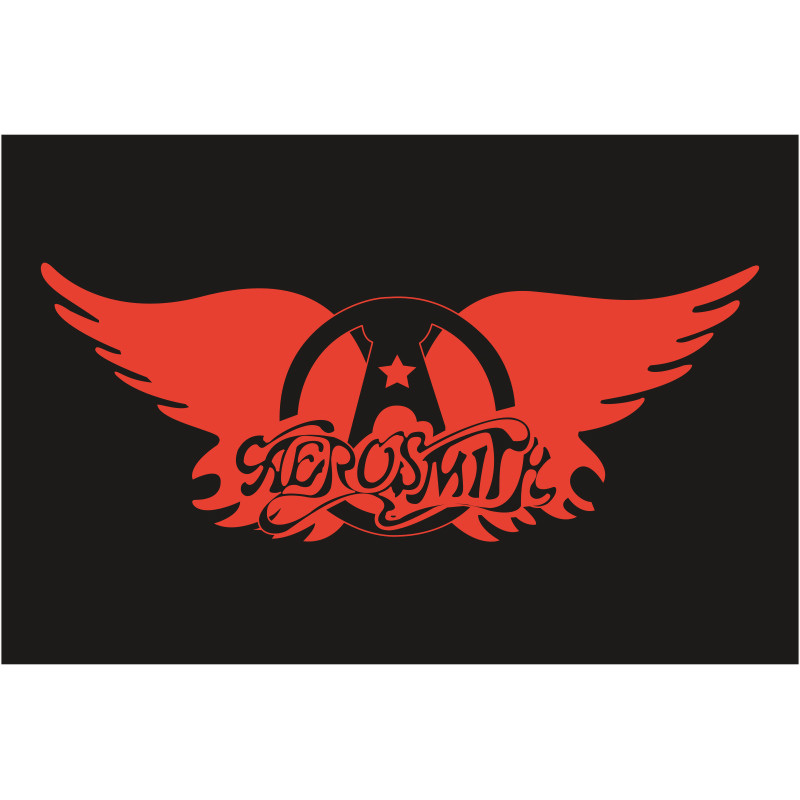 Флаг рок-группы Aerosmith. Вариант-03 Флаг рок-группы Aerosmith. Вариант-03