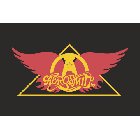 Флаг рок-группы Aerosmith. Вариант-06 Флаг рок-группы Aerosmith. Вариант-06