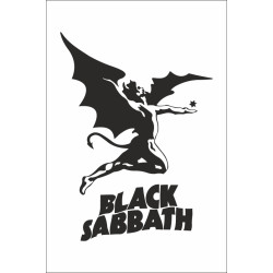 Прапор рок-групи Black Sabbath. Варіант-03
