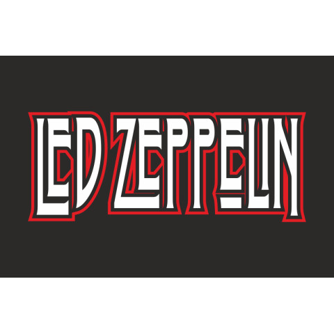 Флаг рок-группы Led Zeppelin. Вариант-02 Флаг рок-группы Led Zeppelin. Вариант-02