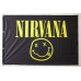 Флаг рок-группы Nirvana. Вариант-02 Флаг рок-группы Nirvana. Вариант-02