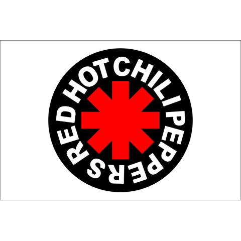 Флаг рок-группы Red Hot Chili Peppers. Вариант-03 Флаг рок-группы Red Hot Chili Peppers. Вариант-03