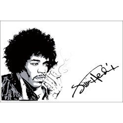 Флаг Jimi Hendrix (рус. Джими Хендрикс). Вариант-03