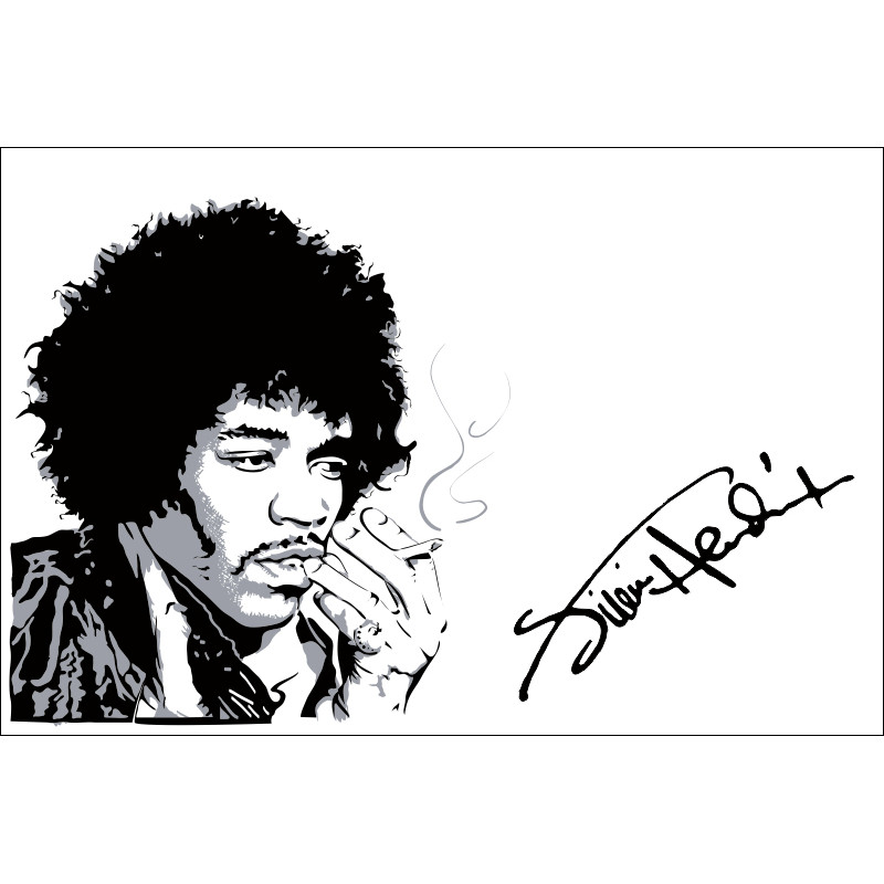 Прапор Jimi Hendrix (укр. Джимі Хендрікс). Варіант-03 Прапор Jimi Hendrix (укр. Джимі Хендрікс). Варіант-03