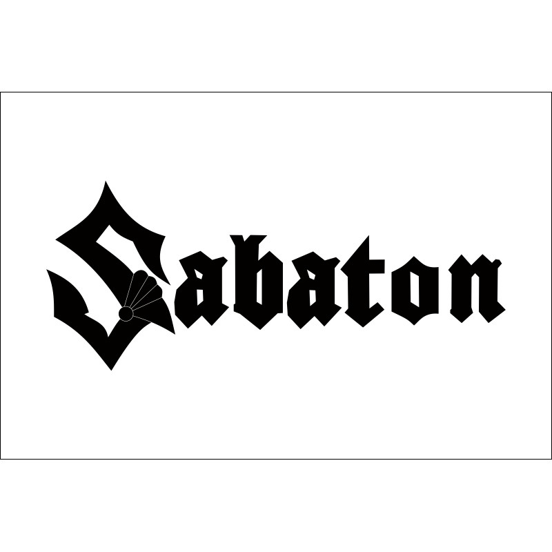Флаг рок-группы Sabaton (рус. Сабатон). Вариант-02 Флаг рок-группы Sabaton (рус. Сабатон). Вариант-02