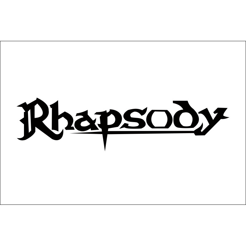 Флаг рок-группы Rhapsody (Rhapsody of Fire). Вариант-01 Флаг рок-группы Rhapsody (Rhapsody of Fire). Вариант-01
