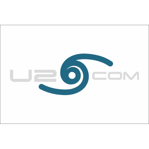 Флаг рок-группы U2 (рус. «Ю Ту»). Вариант-01 Флаг рок-группы U2 (рус. «Ю Ту»). Вариант-01