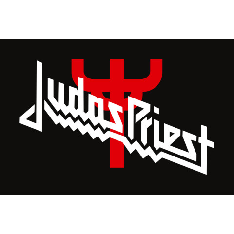 Флаг рок-группы Judas Priest (рус. Джудас Прист). Вариант-03 Флаг рок-группы Judas Priest (рус. Джудас Прист). Вариант-03